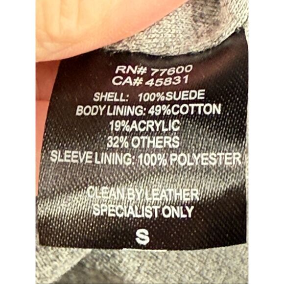 Chaser women’s color block moto suede jacket size medium - Picture 6 of 6